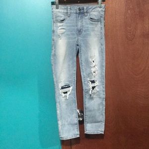 American Eagle hi rise Jegging crop